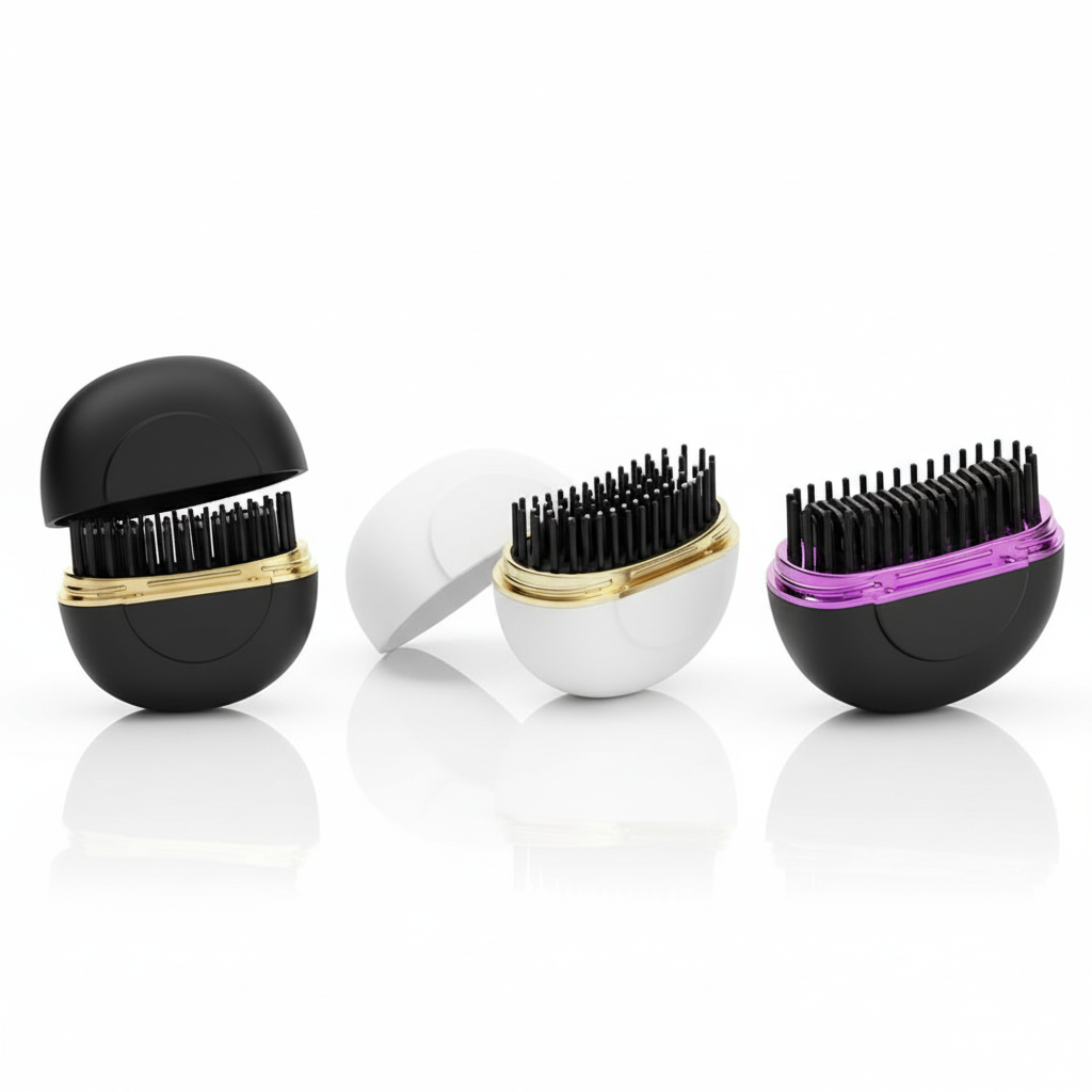 Portable Ceramic Hair Straightener - Mini Steam, USB Rechargeable